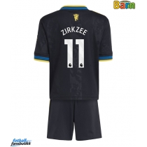 Manchester United Joshua Zirkzee #11 Tredjedraktsett Barn 2025-26 Kortermet (+ Korte bukser)